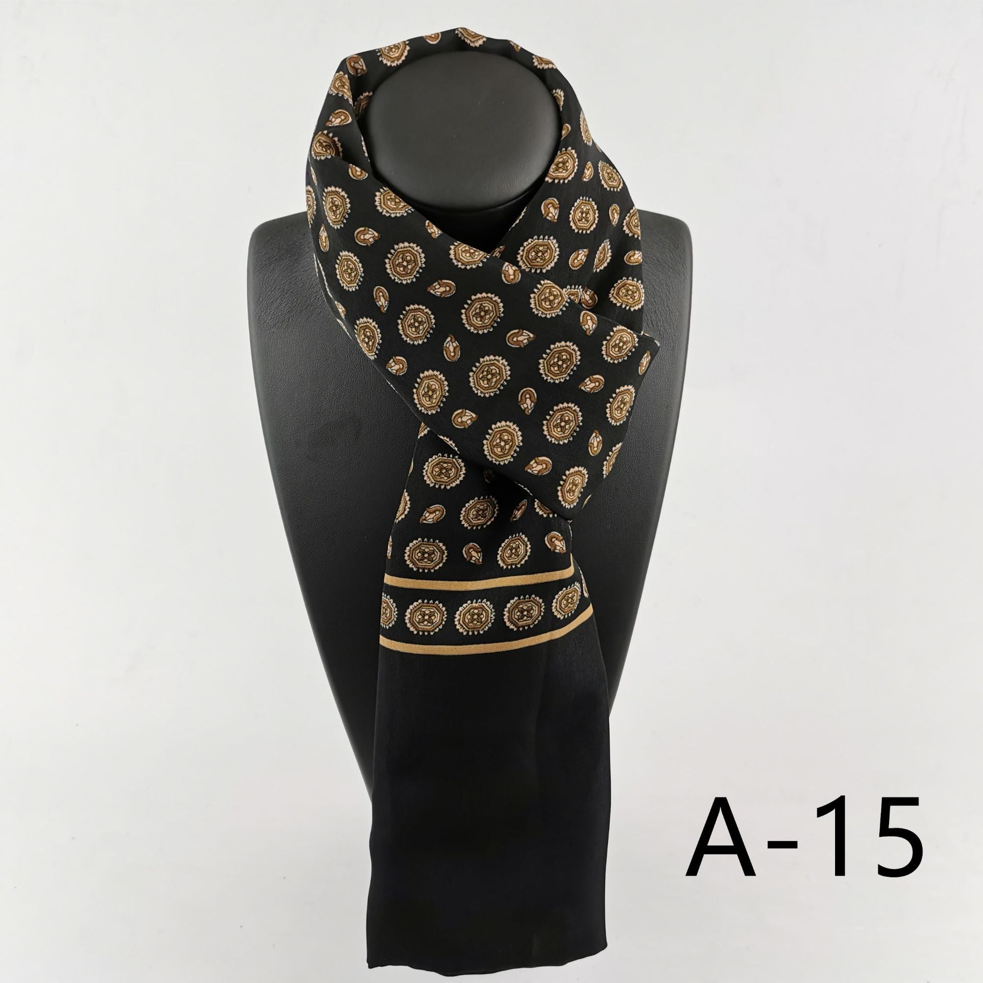 Men's Double Wash Fleece British Business Scarf