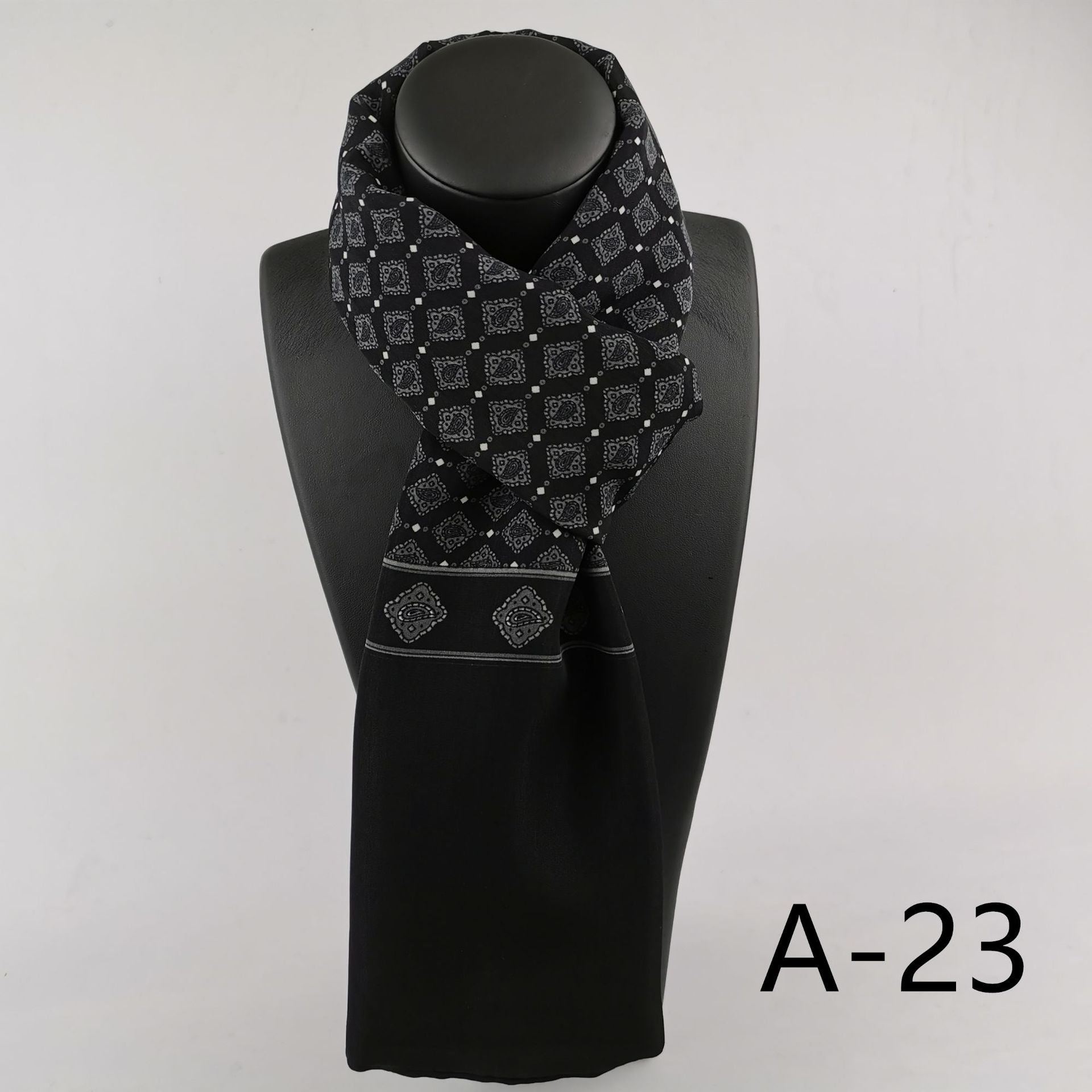 Men's Double Wash Fleece British Business Scarf