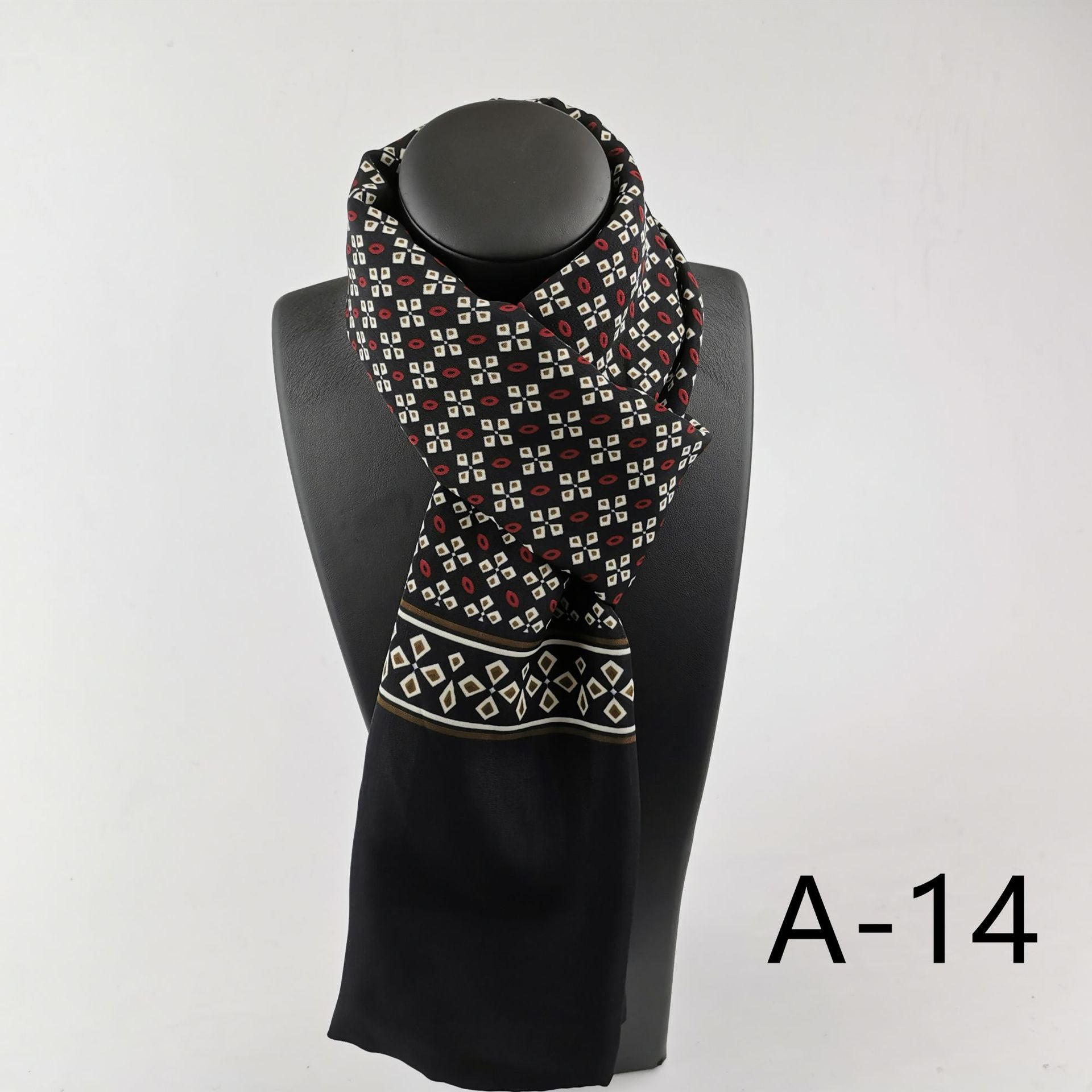 Men's Double Wash Fleece British Business Scarf