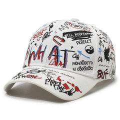 Graffiti Alphabet Print Cap