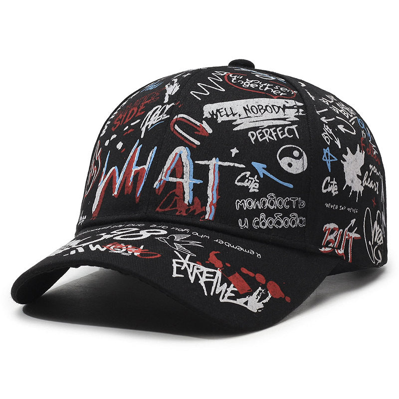 Graffiti Alphabet Print Cap