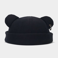Street Fashion Men Bear Ears Hoop Hip Hop Hat