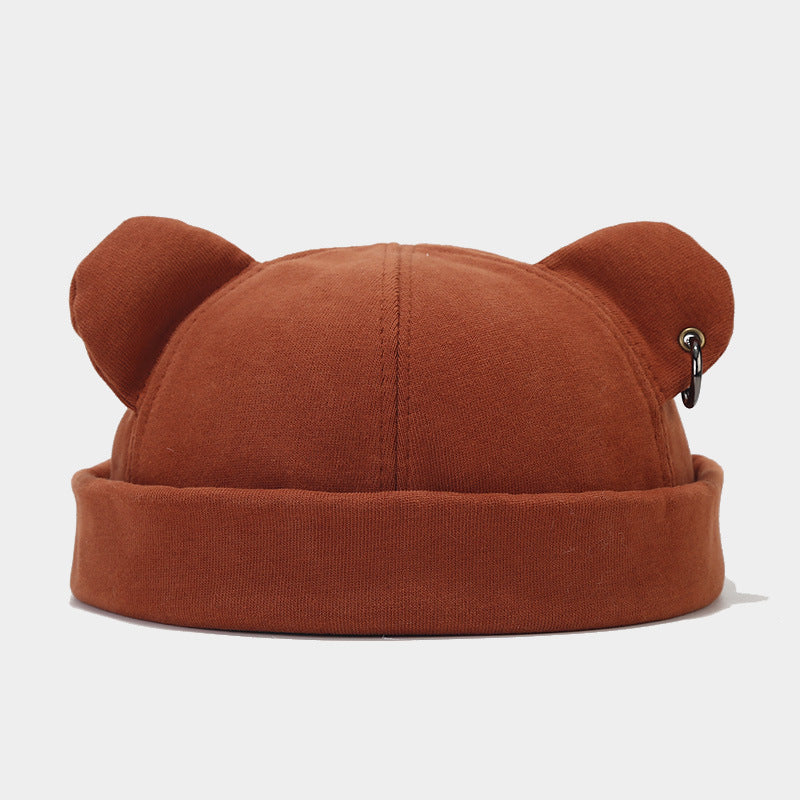 Street Fashion Men Bear Ears Hoop Hip Hop Hat