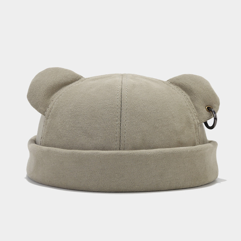 Street Fashion Men Bear Ears Hoop Hip Hop Hat