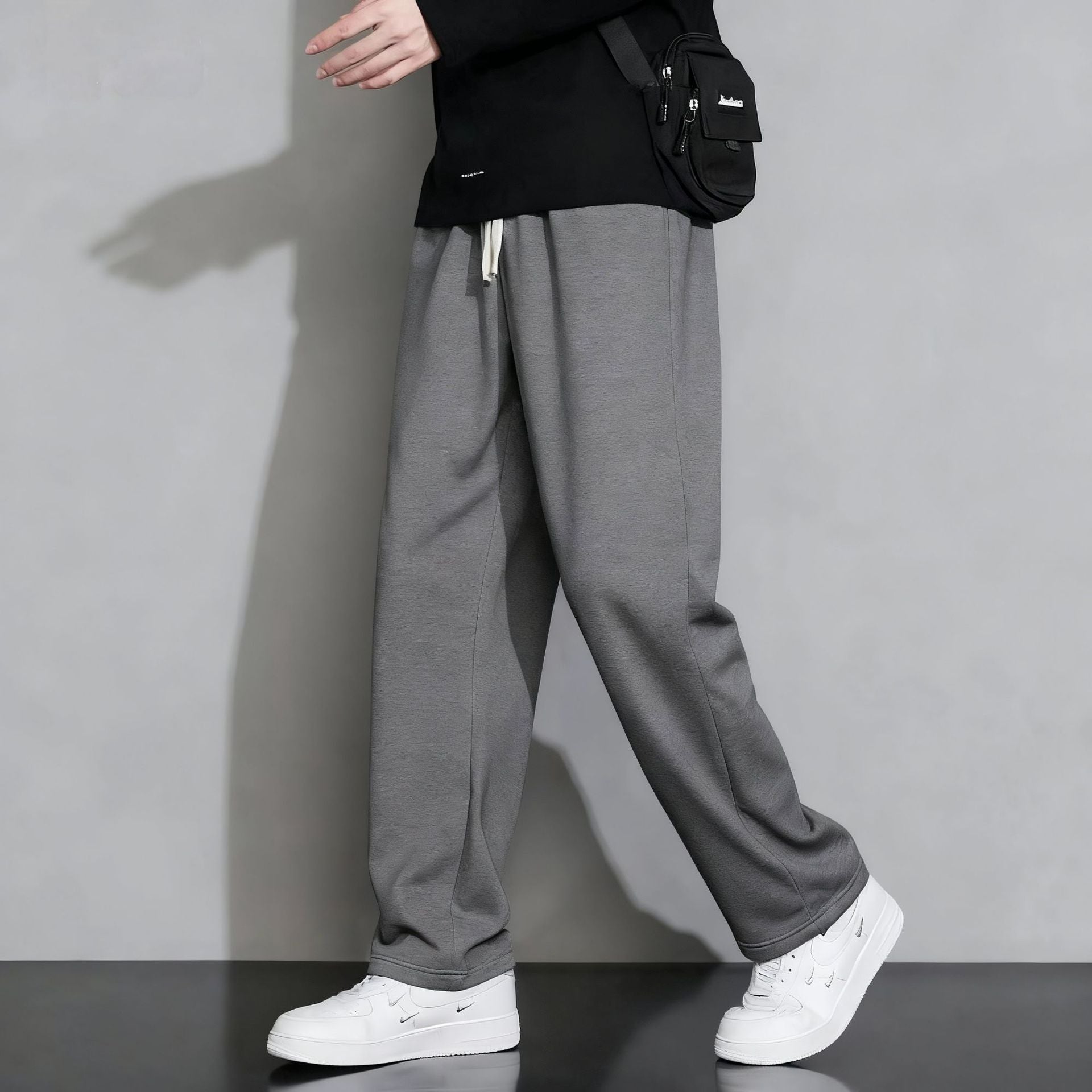 Big & Tall Men's Fashion Simple Straight Loose Pants M-5XL