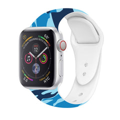 For Apple Watch Silicone Printing Cute Strap, Iwatch5,6,7,8,9,10,S11