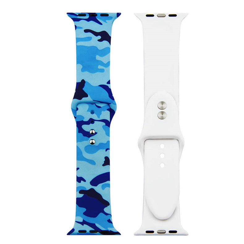 For Apple Watch Silicone Printing Cute Strap, Iwatch5,6,7,8,9,10,S11