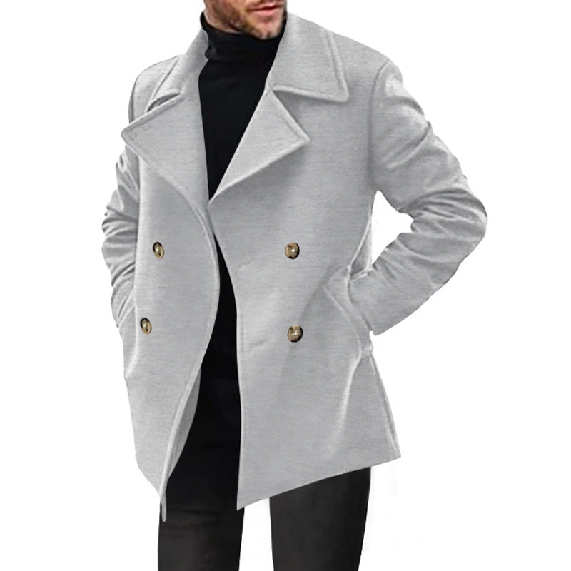 Big & Tall Men's Business Medium And Long Casual Coat  S-3XL