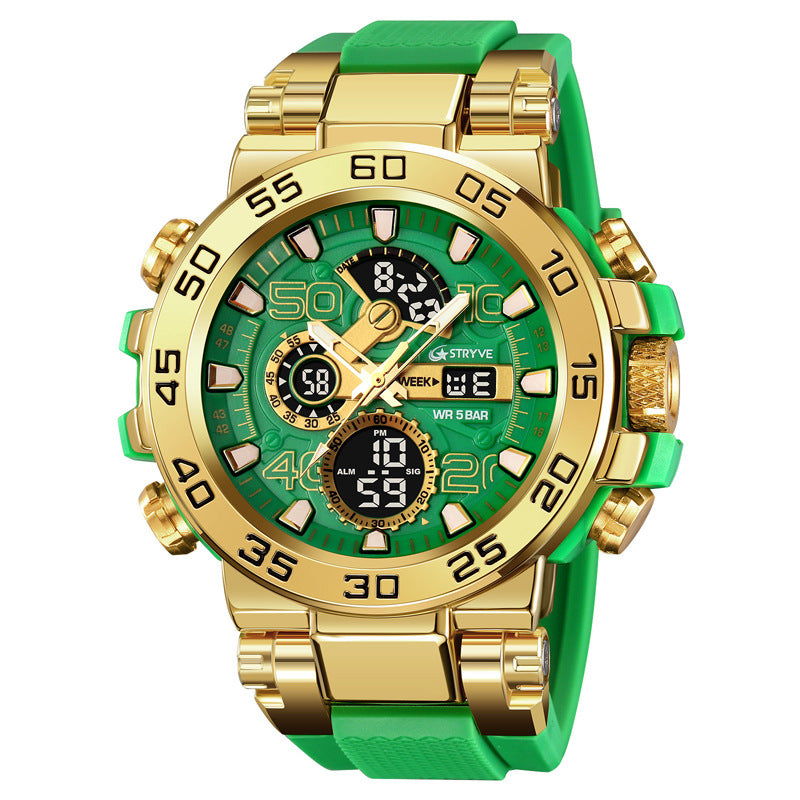 Sports Colorful Luminous Chronograph Waterproof Multifunctional Watch