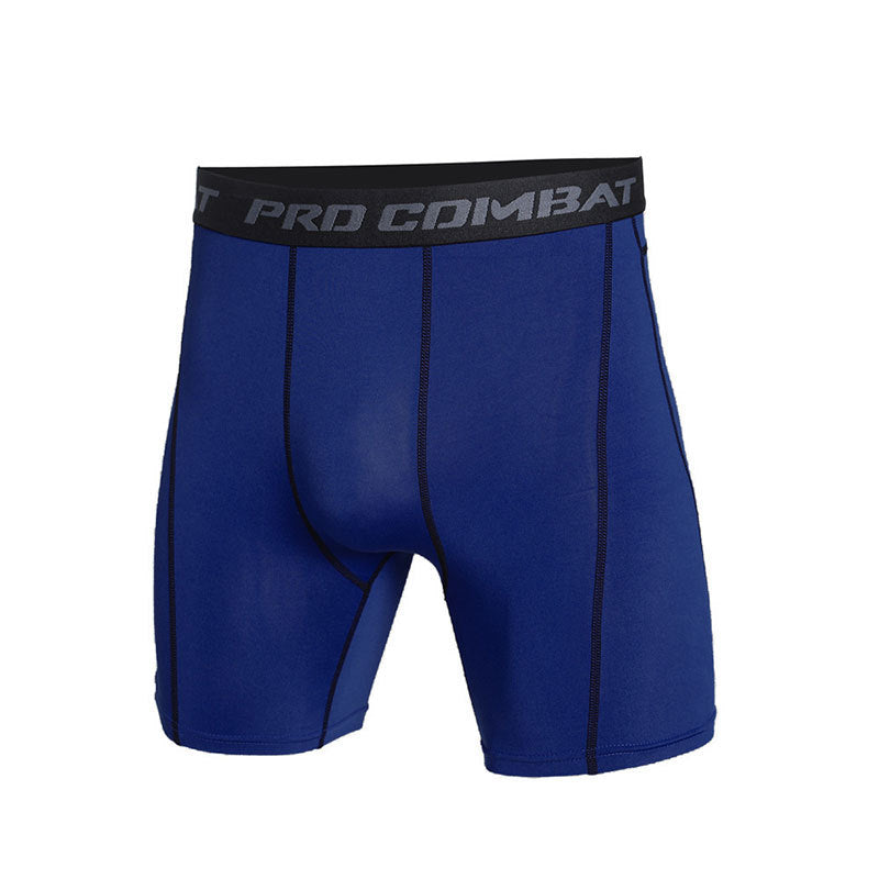 Big & Tall Men's Basketball Training Base High Elastic Quick-drying Five-point Fitness Pants S-3XL