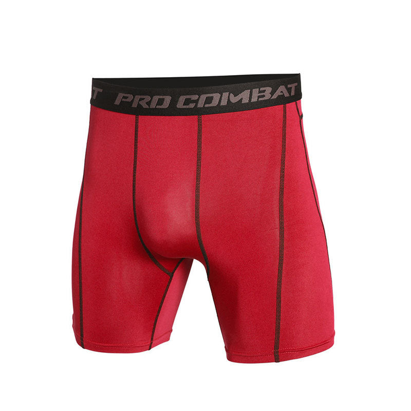 Big & Tall Men's Basketball Training Base High Elastic Quick-drying Five-point Fitness Pants S-3XL