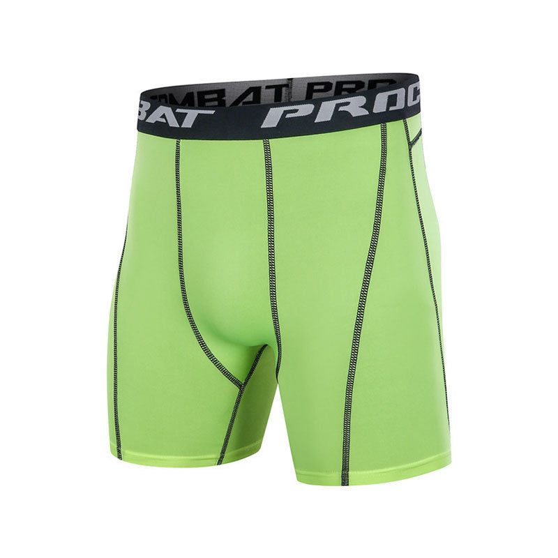 Big & Tall Men's Basketball Training Base High Elastic Quick-drying Five-point Fitness Pants S-3XL