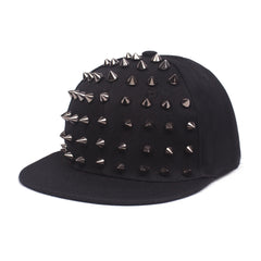 Black Liu Ding Ping Along Hip-hop Hat For Men And Women