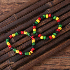 Tree Of Life Men's Hand-woven Leather Bracelet New Multi-color Optional Multi-layer Combination Set Decoration