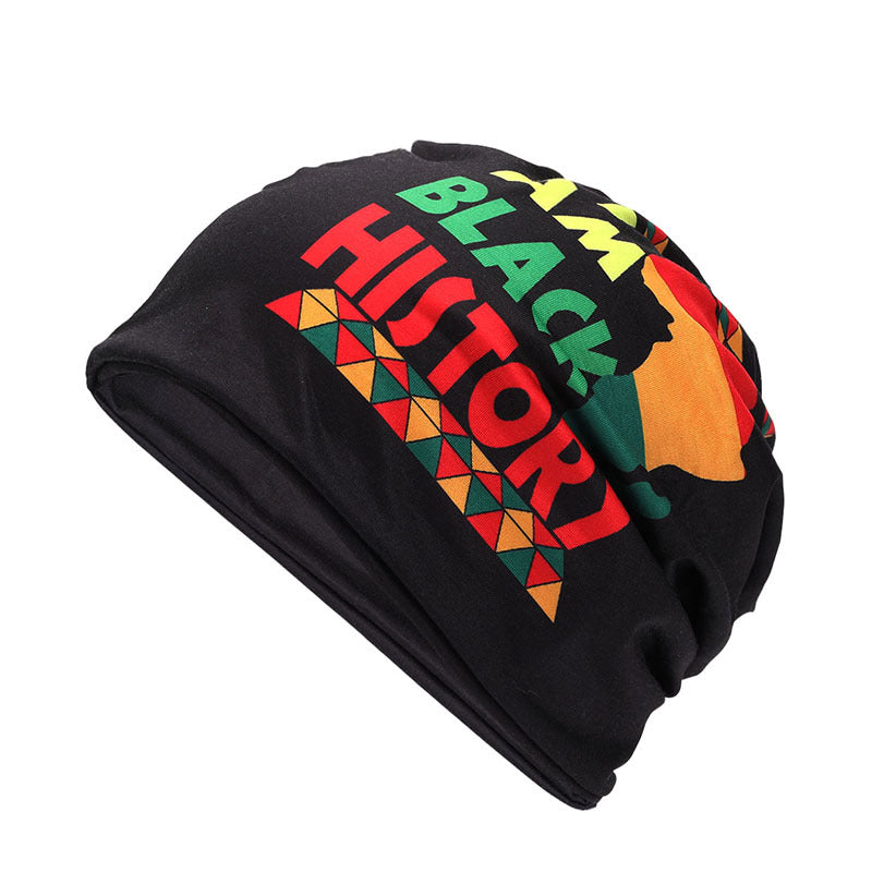 Black History Month Printed Cap