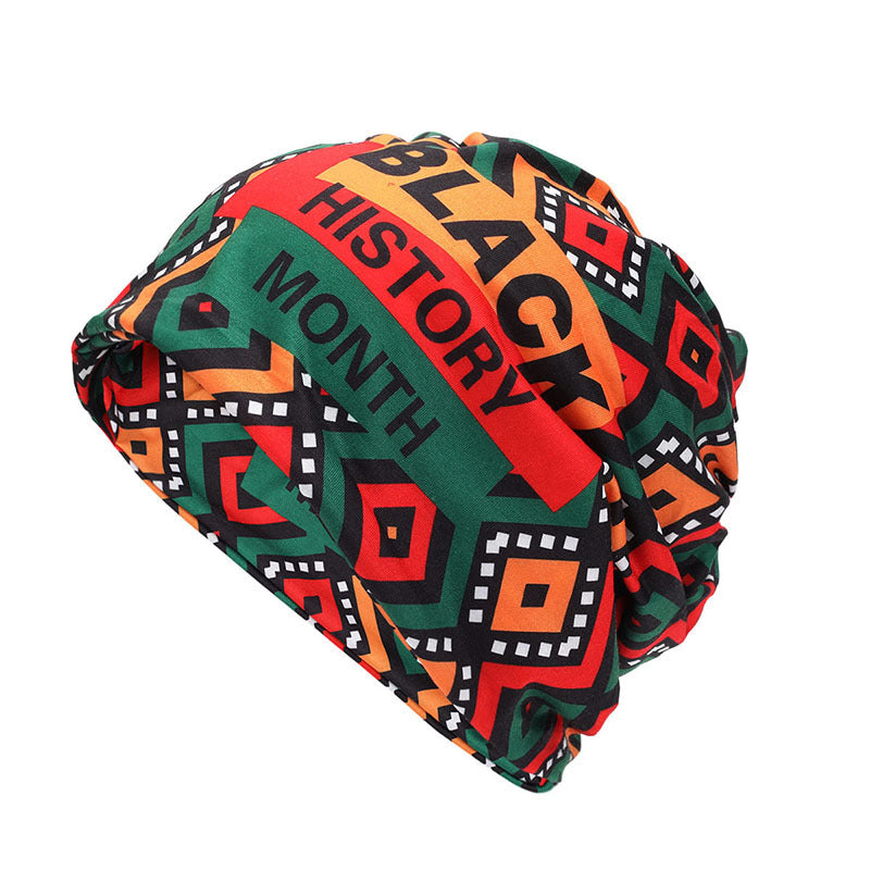 Black History Month Printed Cap