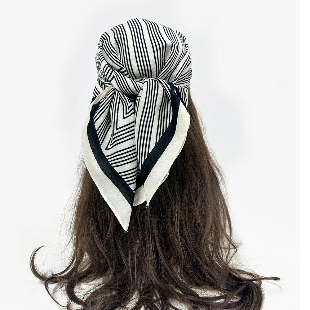 Cashew Flower Square Decorative Scarf Dual-use Headscarf