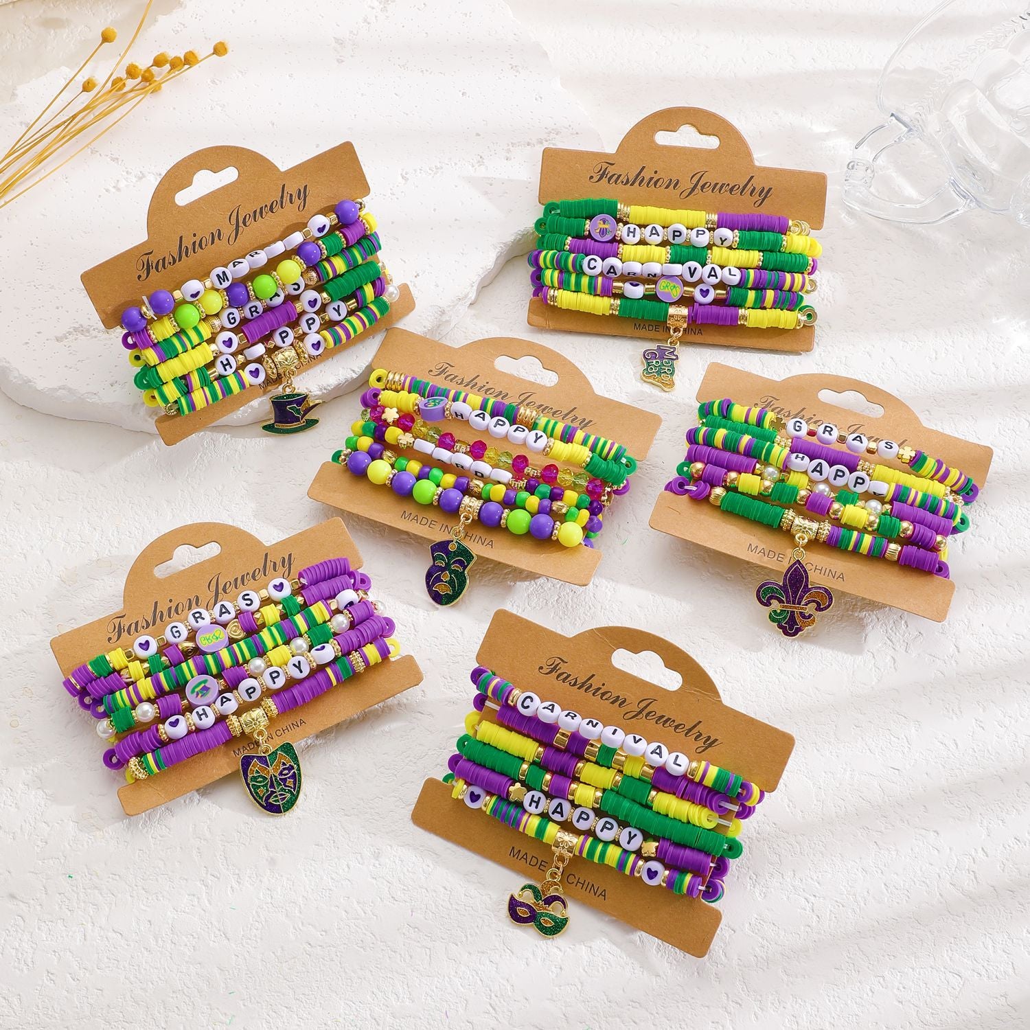 Brazil Carnival Multi-layer Party Set Bracelet