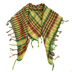 Outdoor Sports Red Yellow Green Windproof Sand-proof Warm Scarf