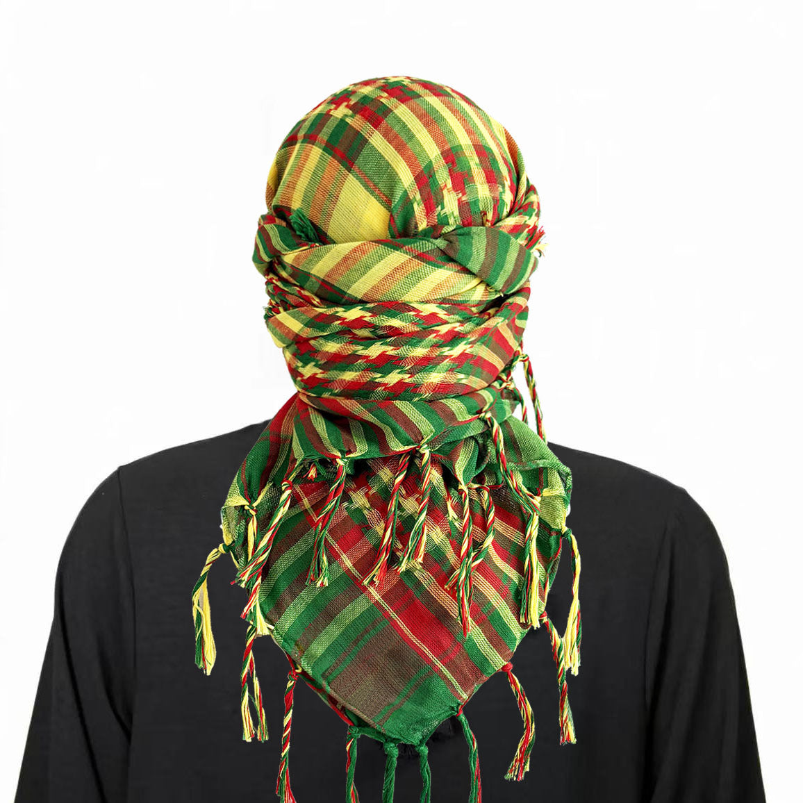 Outdoor Sports Red Yellow Green Windproof Sand-proof Warm Scarf