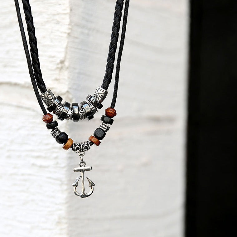 Ship Anchor Necklace Vintage Couple Jewelry