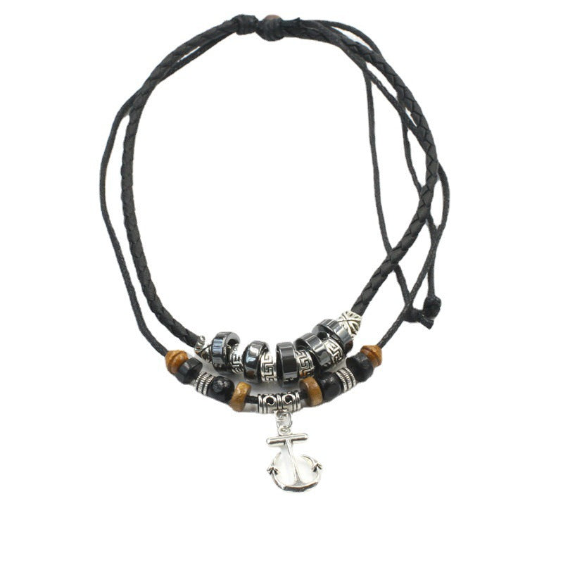Ship Anchor Necklace Vintage Couple Jewelry