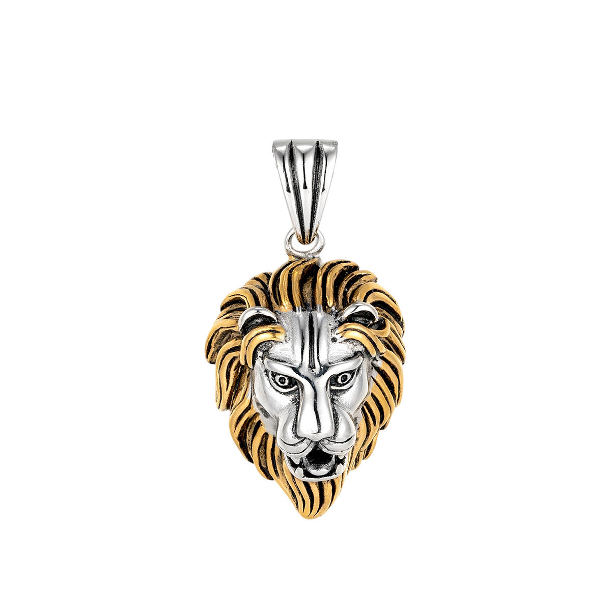 Lion Head Pendant Necklace