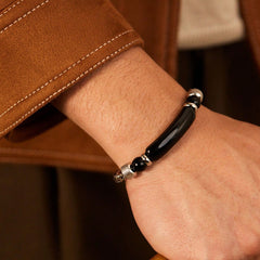 Tiger Eye Bracelet Cuban Chain Blackstone Bracelet