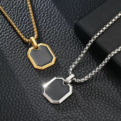 Square Pendant Necklace