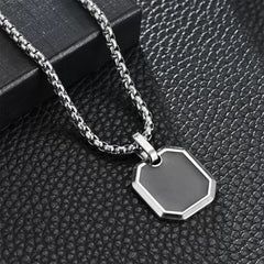 Square Pendant Necklace