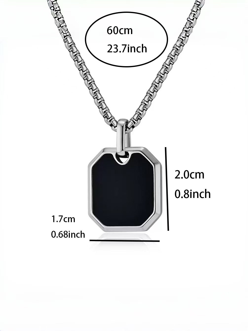 Square Pendant Necklace