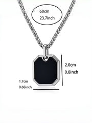Square Pendant Necklace
