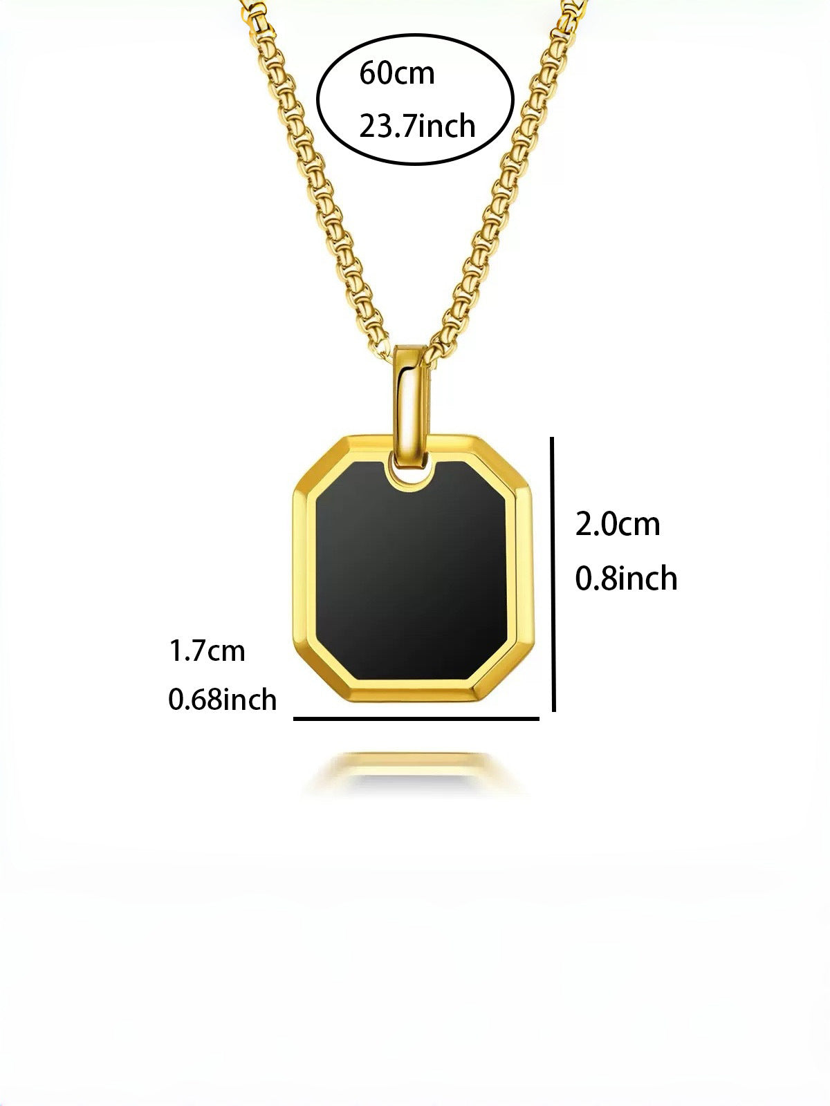 Square Pendant Necklace
