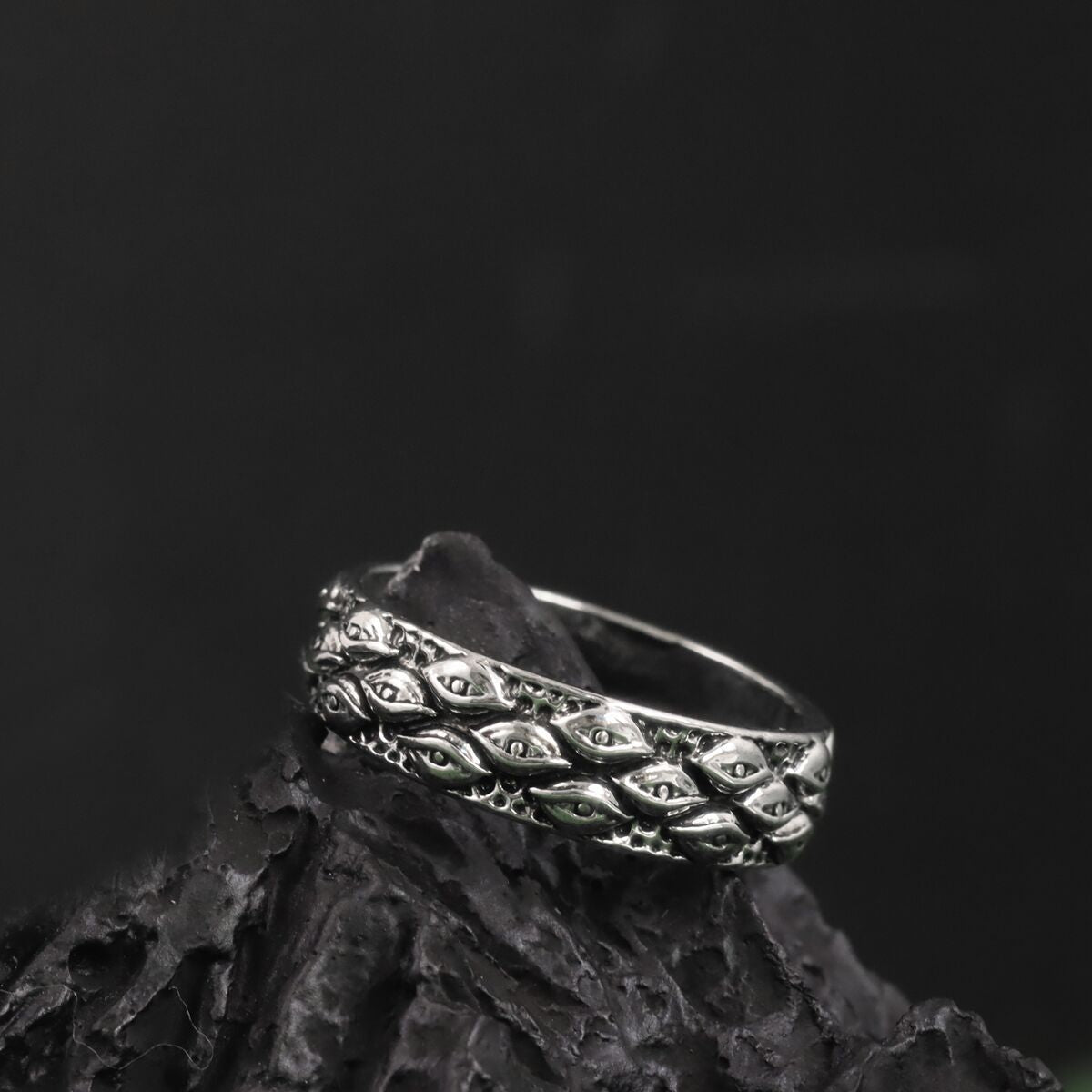 Vintage Viking Totem Eye Ring