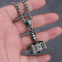 Vintage Viking Thor's Hammer Pendant Necklace