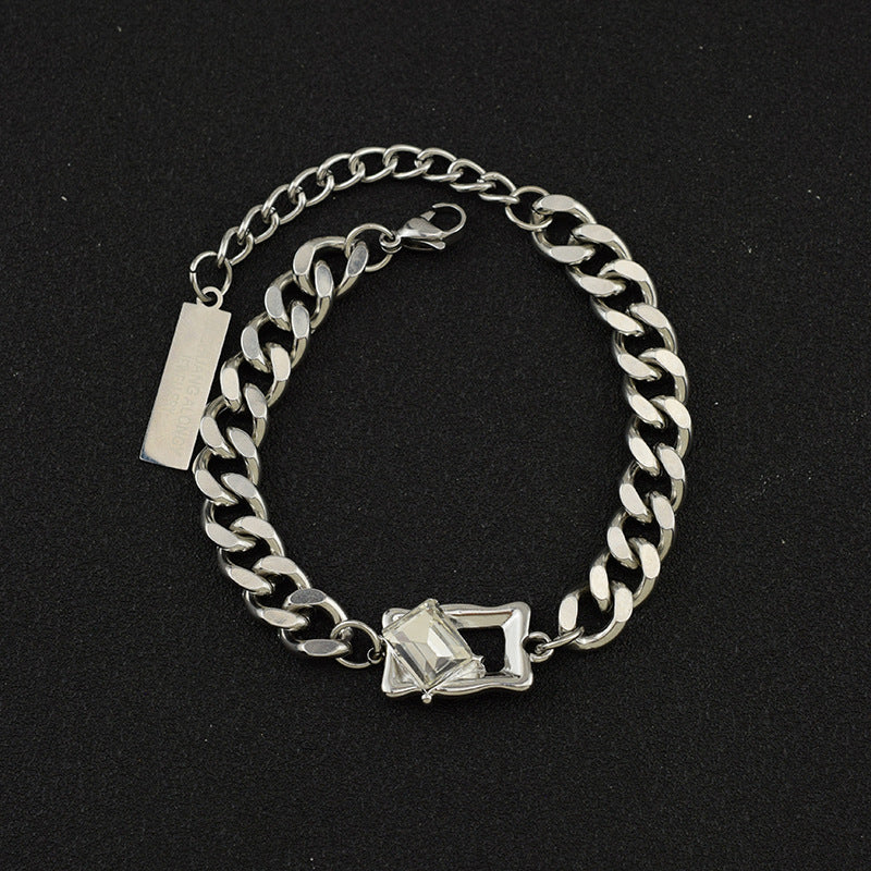 Minimalist Personalized Necklace and Bracelet Set for Men and Women