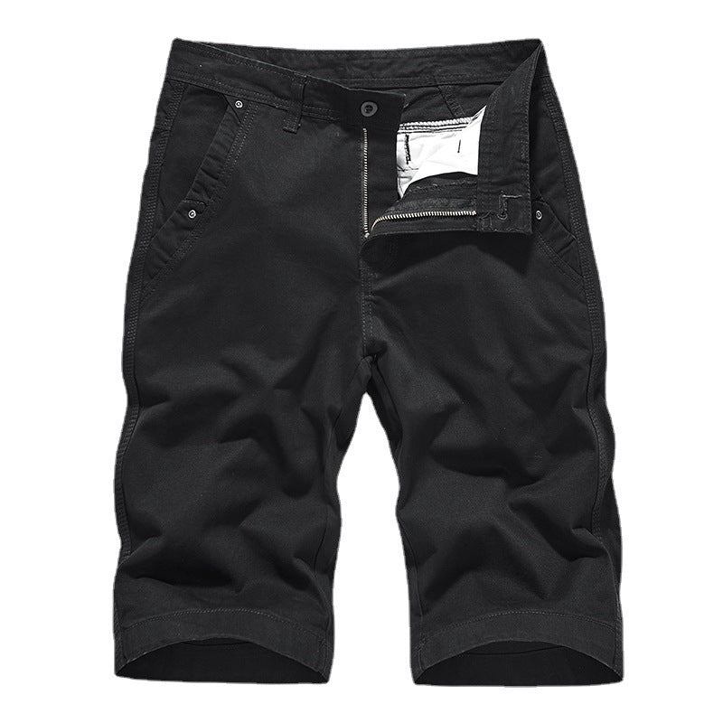 Big & Tall Men's Washed Solid Color Six-point Overalls