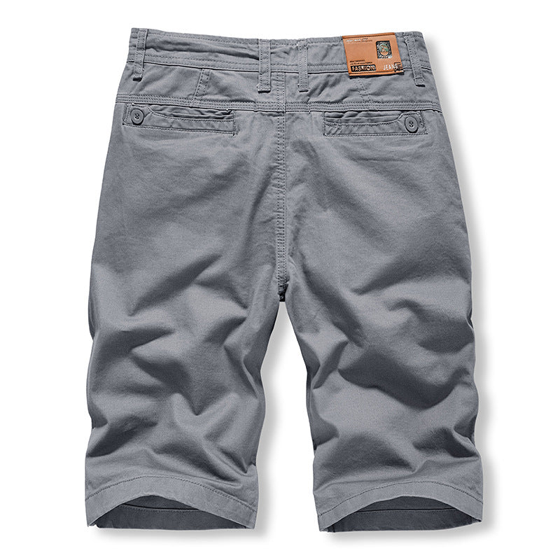 Big & Tall Men's Washed Solid Color Six-point Overalls