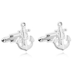 Creative New Men's Nautical Distinctive Rudder Cufflinks French Shirt Sleeve Nails Accessories