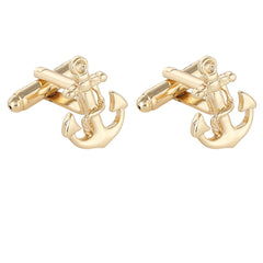 Creative New Men's Nautical Distinctive Rudder Cufflinks French Shirt Sleeve Nails Accessories