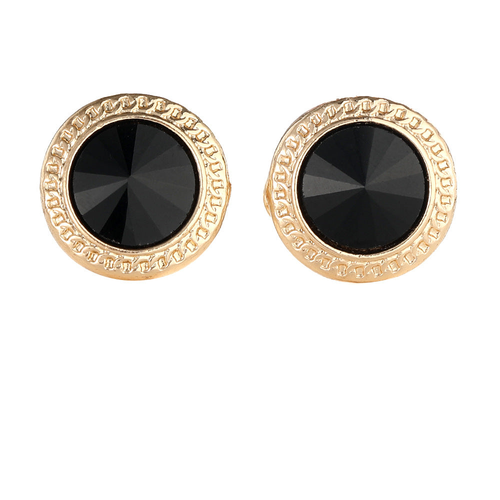 Cufflinks Versatile Zinc Alloy Cufflinks Creative Diamond Suit Shirt Decoration Accessories