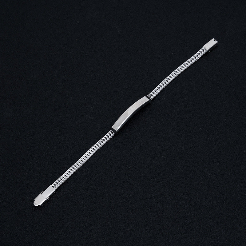 Hip Hop Punk Titanium Steel Bracelet