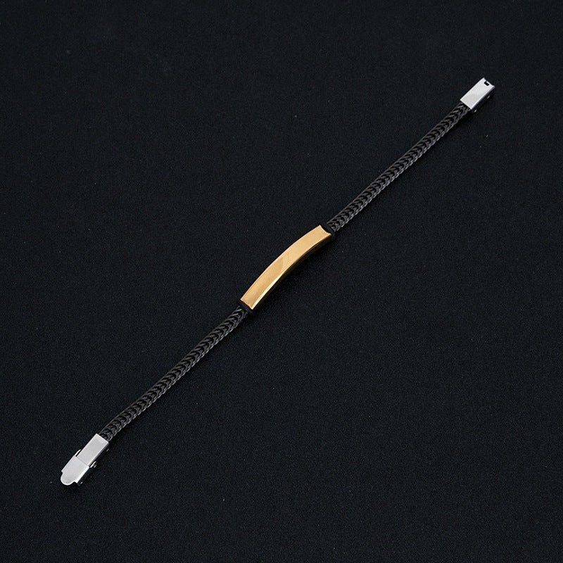 Hip Hop Punk Titanium Steel Bracelet