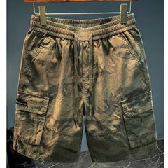 Large Size Men's Camouflage Workwear Casual Shorts Straight Loose Shorts Summer Middle Pants