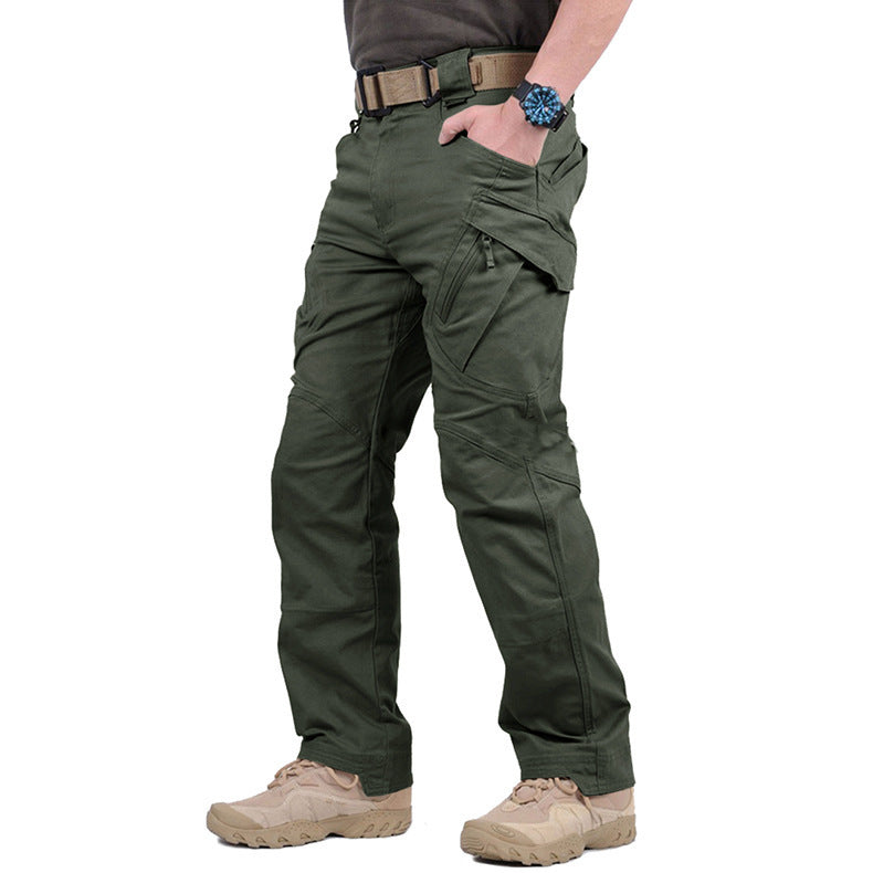 Outdoor Multi-Pocket Assault Waterproof Fishing Hiking Work Trousers S-5XL