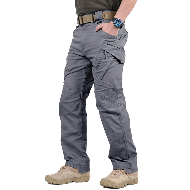 Outdoor Multi-Pocket Assault Waterproof Fishing Hiking Work Trousers S-5XL