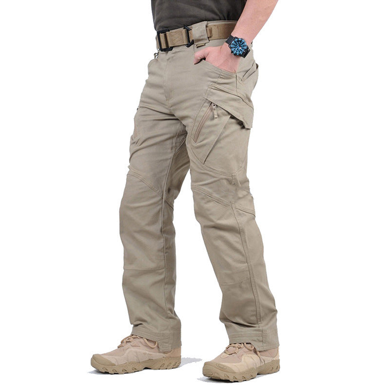 Outdoor Multi-Pocket Assault Waterproof Fishing Hiking Work Trousers S-5XL