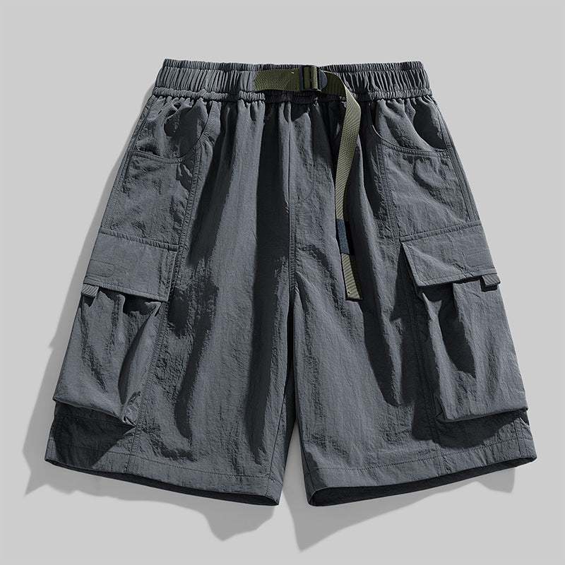 Men's Plus Size Straight Casual Tooling Shorts M-8XL