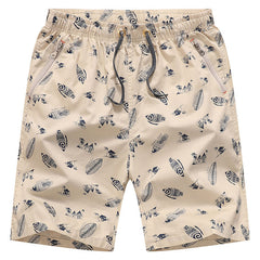 L-5XL Casual Cotton Home Five-point Beach Shorts