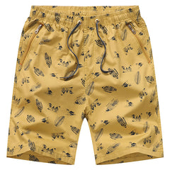 L-5XL Casual Cotton Home Five-point Beach Shorts
